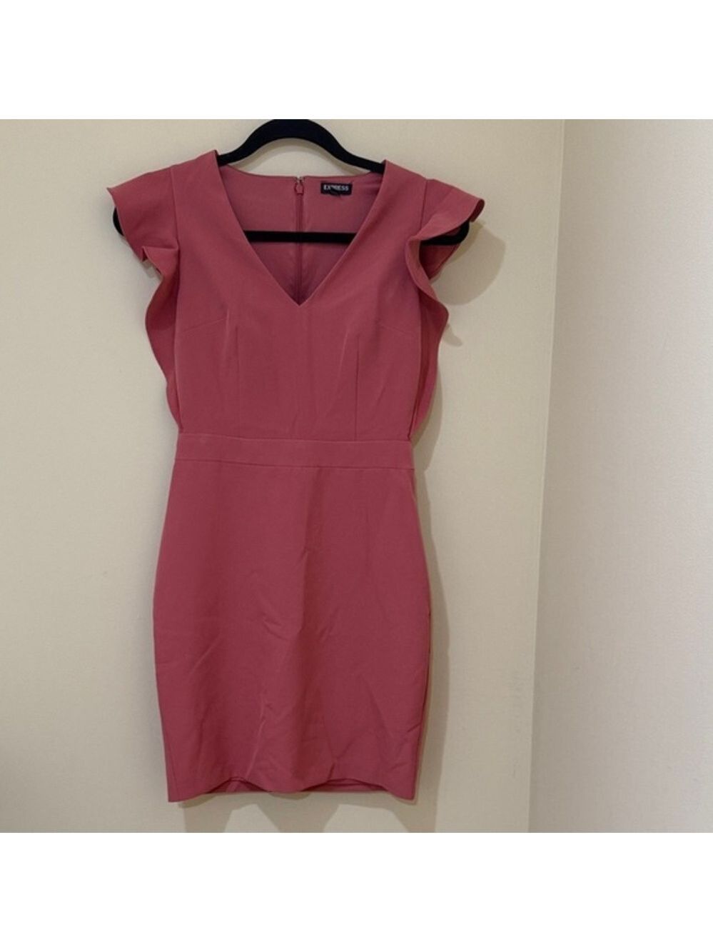 Express Rose Mini women’s classic Dress with Flutter Sleeves Size 0